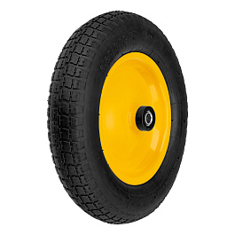 Колесо пневматическое 3,25/3,00 ,внутр.диаметр 16мм,длина оси 94мм