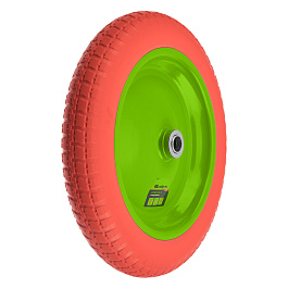 Колесо полиуретановое,3,00-8,длина оси 80мм,подшипник 20мм