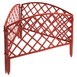 Забор декоративный Сетка,24*320,терракот,Palisad