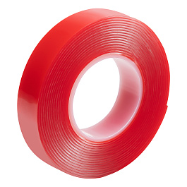 Двухсторонняя клейкая лента из вспененного акрила прозрачная  15мм*3м