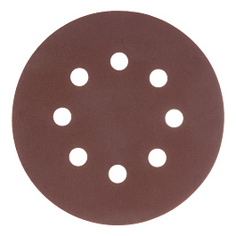 Круг абразивный на ворсовой подложке под липучку ,перфорир,р320,125мм