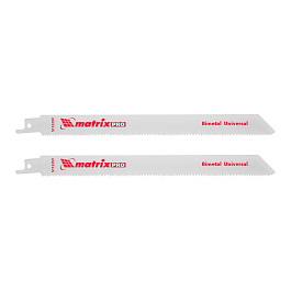 Полотна универсальные для сабельной пилы Matrix