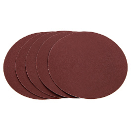 Круг 150 мм абразивный Р400 на ворсовой основе под "липучку" (5 шт) МАТRIХ