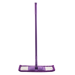 Швабра 120см,с пластиковой складной подошвой, насадка микрофиб, телескоп.рукоят, Elfe 935055