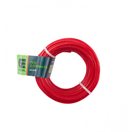 Леска для триммера звезда, 2,4мм*15м, Сибртех 961735