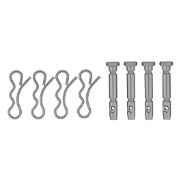 Срезные болты для снегоуборщиков 97653-97657 упак. 4 шт