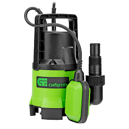 Дренажный насос для грязной воды СДН450-35, 450Вт, напор 5,5м 8000л/ ч Сибртех 97263