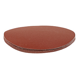 Круг 150 мм абразивный Р280 на ворсовой основе под "липучку" (5 шт) МАТRIХ