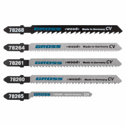 Набор полотен для электролобзика по дереву,5шт.//Matrix