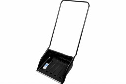 Движок для уборки снега оцинк., 750*420*1120мм, усиленный, стальная рукоятка Сибртех 61947