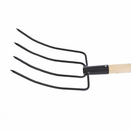Вилы 4-рогие сенные 210*340*1260мм деревянный лакированный черенок Сибртех