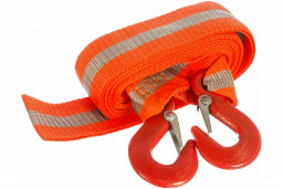 Трос буксировочный 7 тонн, 2 крюка, сумка на молнии