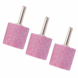 Шарошка абразивная,цилиндр 19*25 мм,для дрели,хвостовик d6 мм 63С Denzel