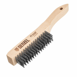 Щетка зачистная 6-и рядная прямая проволока  Denzel