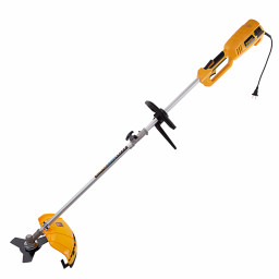 Триммер электрический ТЕ-1200, 1200Вт, 380мм, катушка, диск, разборная штанга Denzel