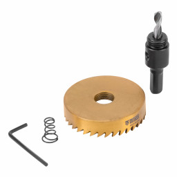 Коронка по металлу HSS ,60мм,нитридтитановое покрытие /Denzel