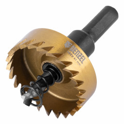 Коронка по металлу HSS,41мм,нитридтитановое покрытие/Denzel