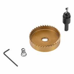 Коронка по металлу HSS,68мм,нитридтитановое покрытие/Denzel