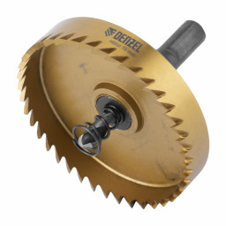 Коронка по металлу HSS,70мм,нитридтитановое покрытие/Denzel