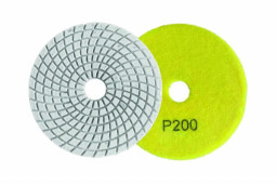 Алмазный гибкий шлифовальный круг (ПОШТУЧНО)100мм Р200 мокрое шлифование Матрикс