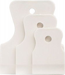 Шпатель  белая резина  180мм