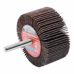 Круг 80*30*6 мм Р120 лепестковый для дрели по металлу МАТRIХ