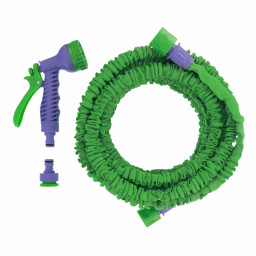 Набор поливочный,усиленный растягивающийся шланг 20м.,7-реж.пистолет,соед.,адаптер Palisad
