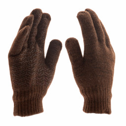 Перчатки трикотажные верблюжья и овечья шерсть Сибртех