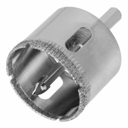 Сверло по керамической плитке и стеклу 38*55 мм 6 гр.хв-к с центр.сверлом