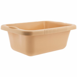 Таз пластмассовый прямоугольный 25л бежевый Palisad