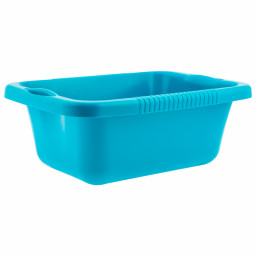 Таз пластмассовый прямоугольный 25л бирюзовый Palisad
