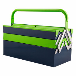 Ящик для инструмента 430х200х200мм,пять секций метал//Сибртекс