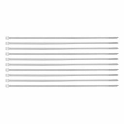 Хомуты 300*4,8мм пластиковые белые (100шт)