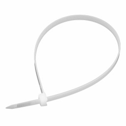 Хомуты 400*4,8мм пластиковые белые (50шт)