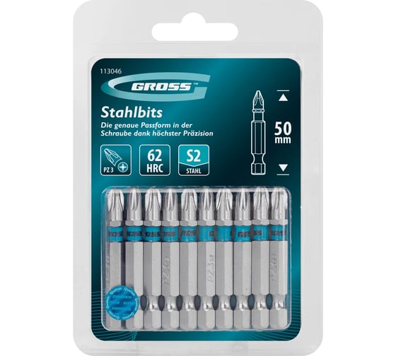 Бита Pz3*50,сталь s2,Gross
