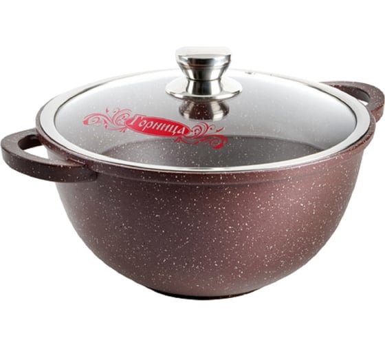 Казан 6,0л 280/150 Шоколад лит/руч с кр п/у кн4282аш