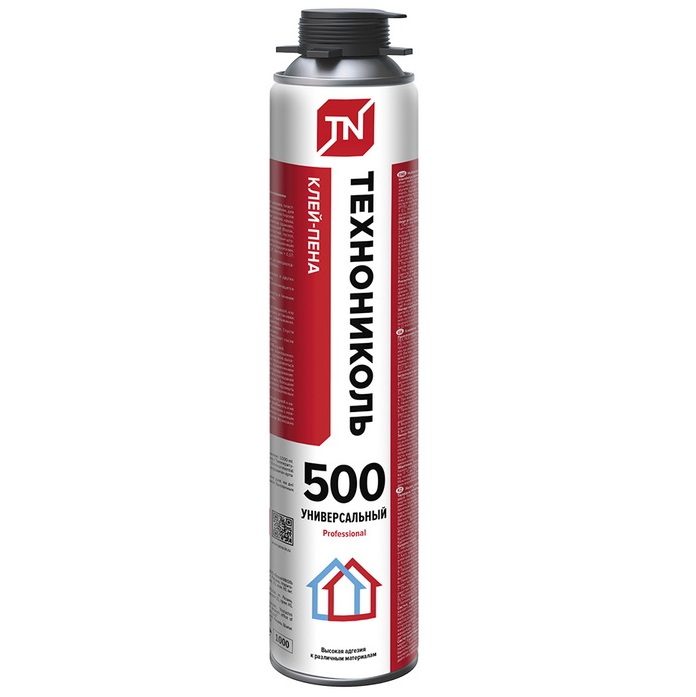 Клей-пена ТЕХНОНИКОЛЬ 500 PROFESSIONAL универсальный 1000 мл
