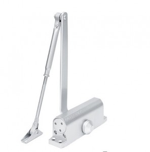 Фиксатор дверной с шарикос белый Стандарт