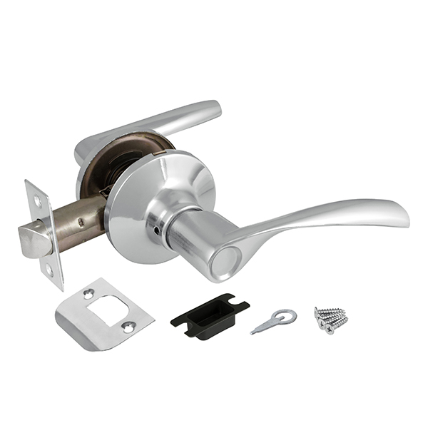 Ручка защелка DK 6010 CP-PS(CP-P) (без фик.) хром