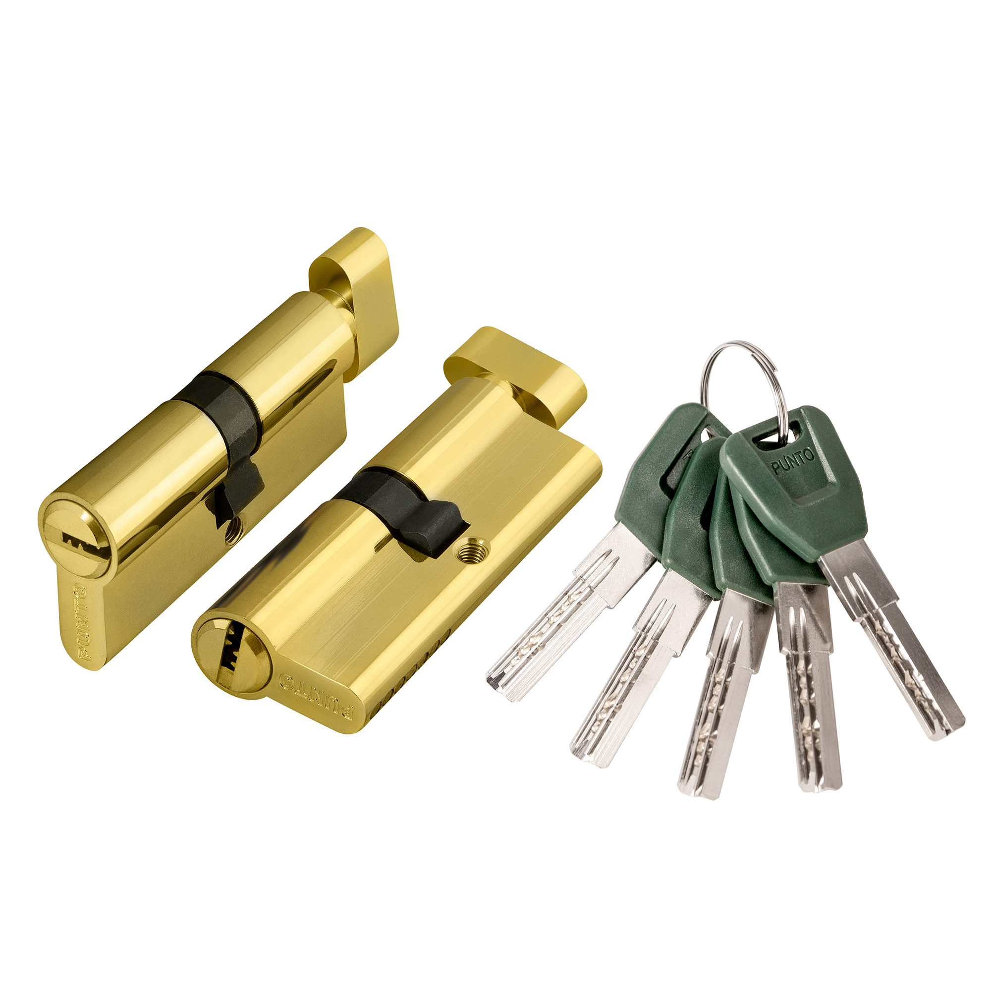 Цилиндровый механизм с вертушкой A202/70mm(30*10*30)PB латунь 5кл