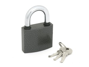 Замок навесной PL-30-63 3key англ.