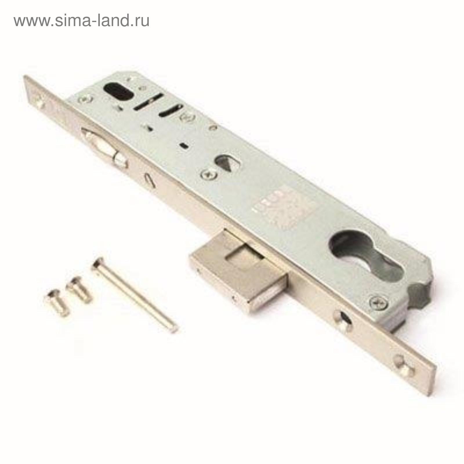 Замок врезной никель с защелкой  153U 25мм  W/B KALE