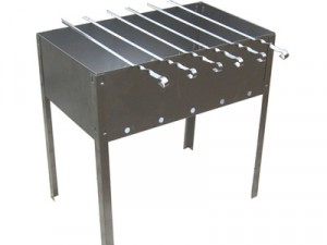 Мангал Эконом 400*250*400 (сталь 0,4мм) в г/карт. Бастион-пром