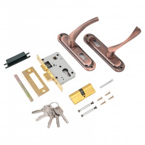 СТАНДАРТ 103/50 AC старая медь  м/о 50мм кл/кл Замок врезной с/руч  (20)