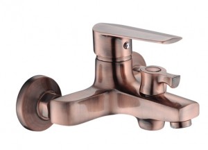 Замок врезной с ручкой.вертушкой АС старая медь 103/50В Стандарт