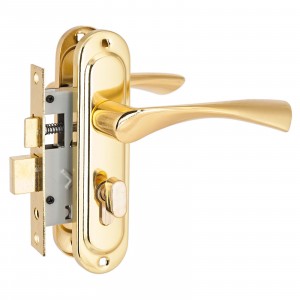 СТАНДАРТ 103/50B вертушка GP латунь  м/о 50мм кл/кл Замок врезной с/руч  (20)