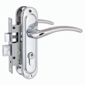 СТАНДАРТ 132/50 CP хром  м/о 50мм кл/кл Замок врезной с/руч  (20)