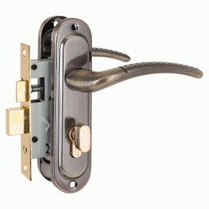 СТАНДАРТ 132/50B вертушка AB старая бронза  м/о 50мм кл/кл Замок врезной с/руч  (20)