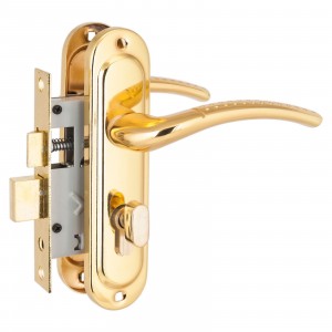 СТАНДАРТ 132/50B вертушка GP латунь  м/о 50мм кл/кл Замок врезной с/руч  (20)