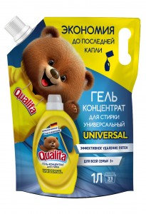 Гель д/стирки 1л. д/цветных тканей «Эффект чистоты» WayDay